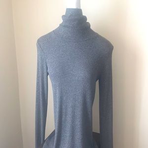 Michael Stars Long Sleeve Sparkled Turtleneck